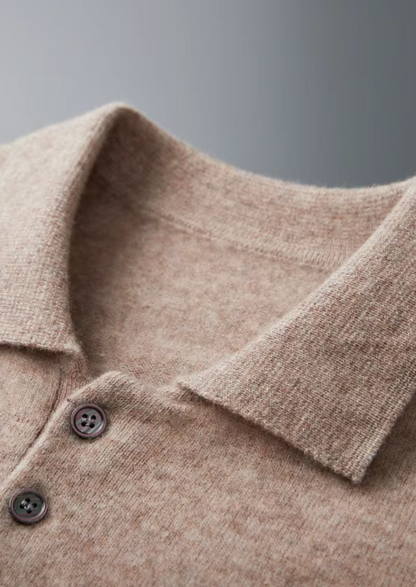 Pure Extra-Fine Merino Wool Classic Sweater Polo | Castielli