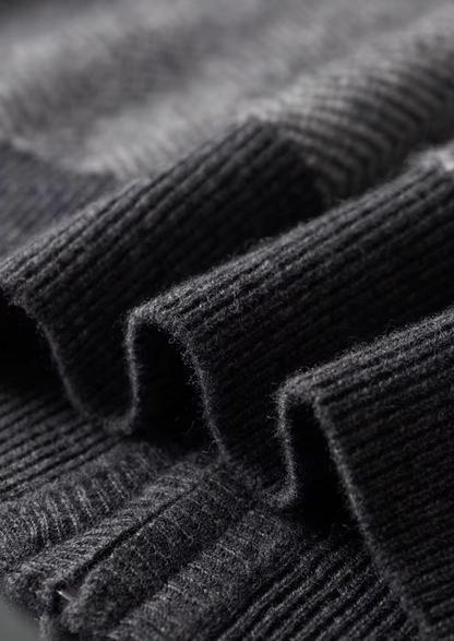 Pure Extra-Fine Merino Wool Gray Herringbone Set | Castielli
