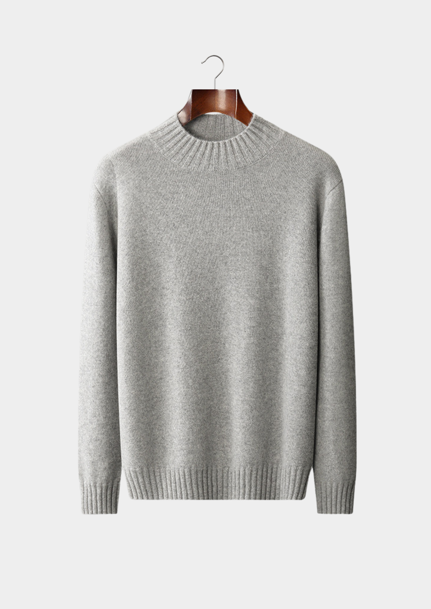 Pure Cashmere Mockneck Sweater | Castielli