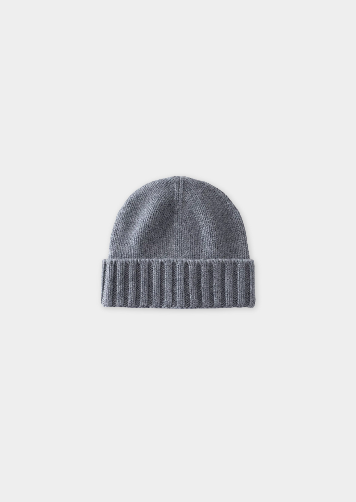 Light Gray Cashmere Wintertime Beanie | Castielli