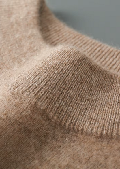 Pure Extra-Fine Merino Wool Classic Mockneck | Castielli
