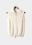 Pure Cashmere Ivory Body Warmer Vest