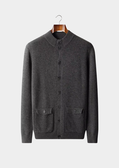 Pure Extra-Fine Merino Wool Button Cardigan | Castielli