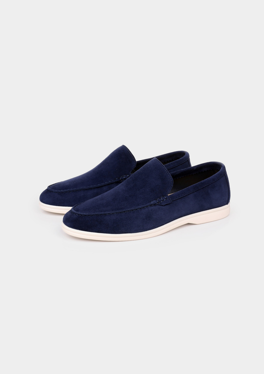 Marina Loafers - Navy Blue | Castielli