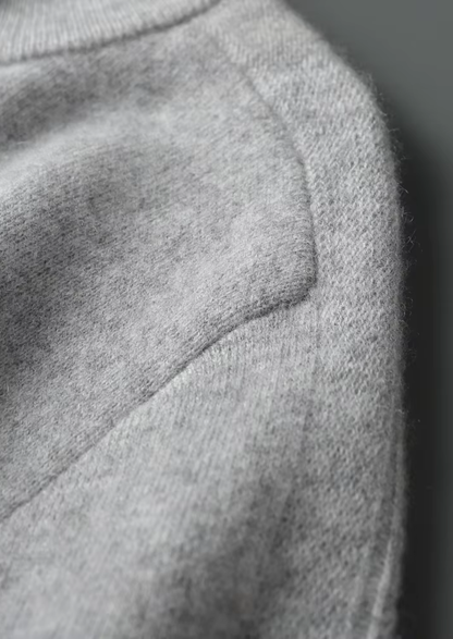 Premium Cashmere Essential Half-Zip Sweater | Castielli