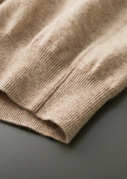Pure Extra-Fine Merino Wool Classic V-Neck Sweater | Castielli