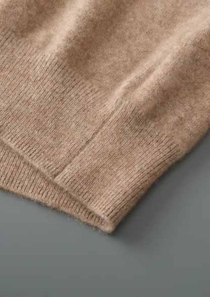 Pure Extra-Fine Merino Wool V-Neck Vest | Castielli