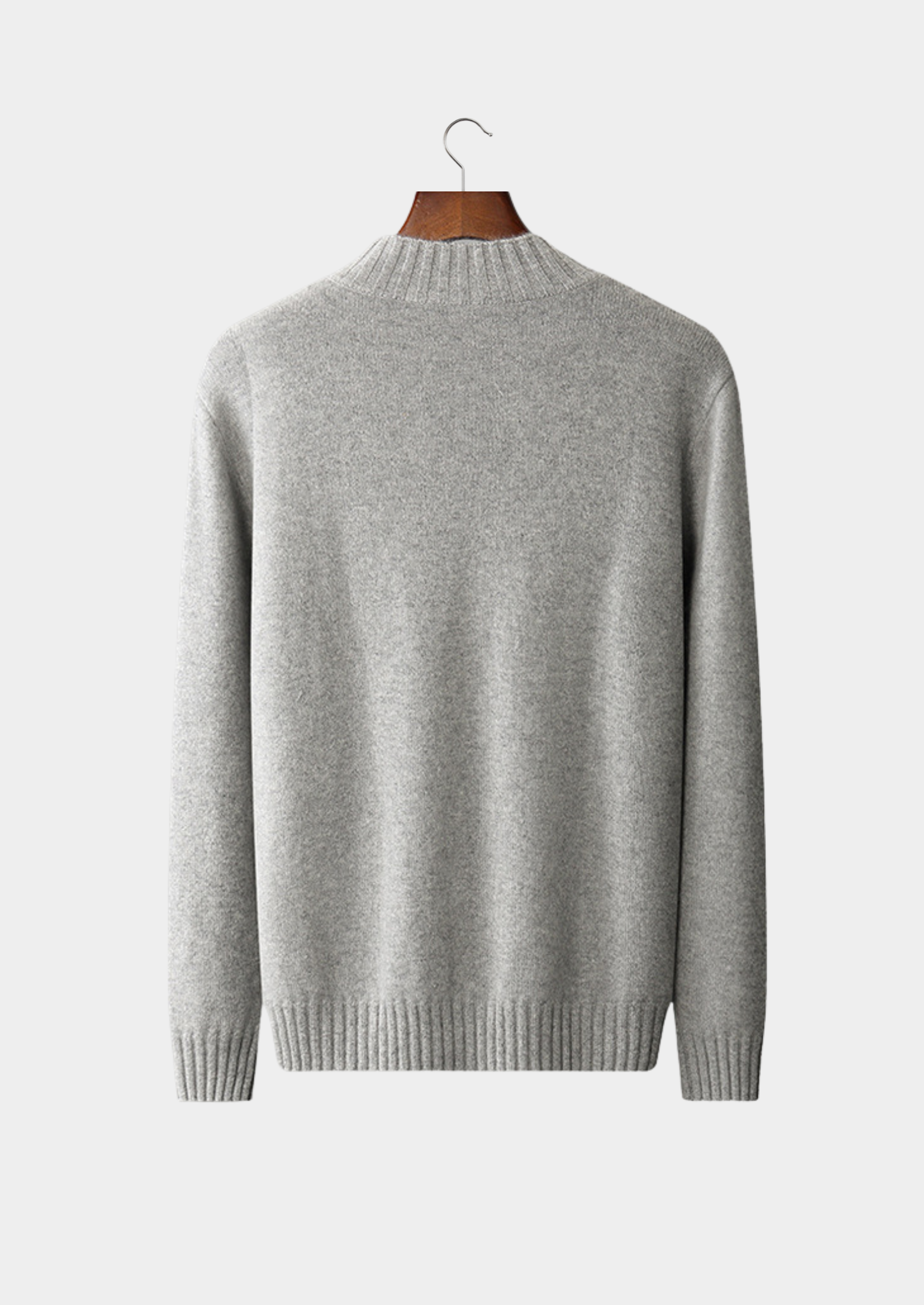 Pure Cashmere Mockneck Sweater | Castielli