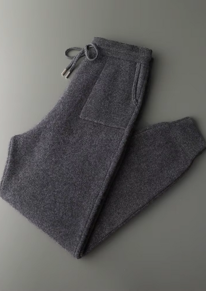 Premium Cashmere Leisure Joggers | Castielli
