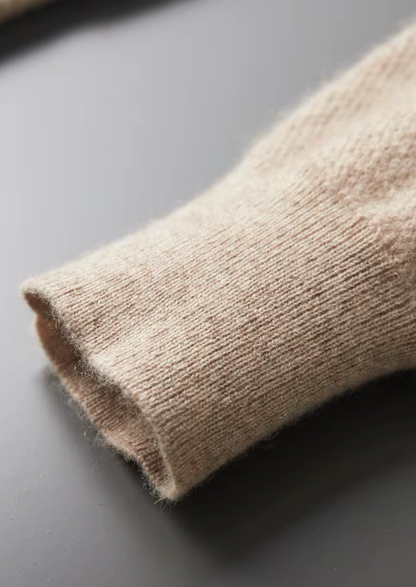Premium Cashmere Classic Henley Sweater | Castielli