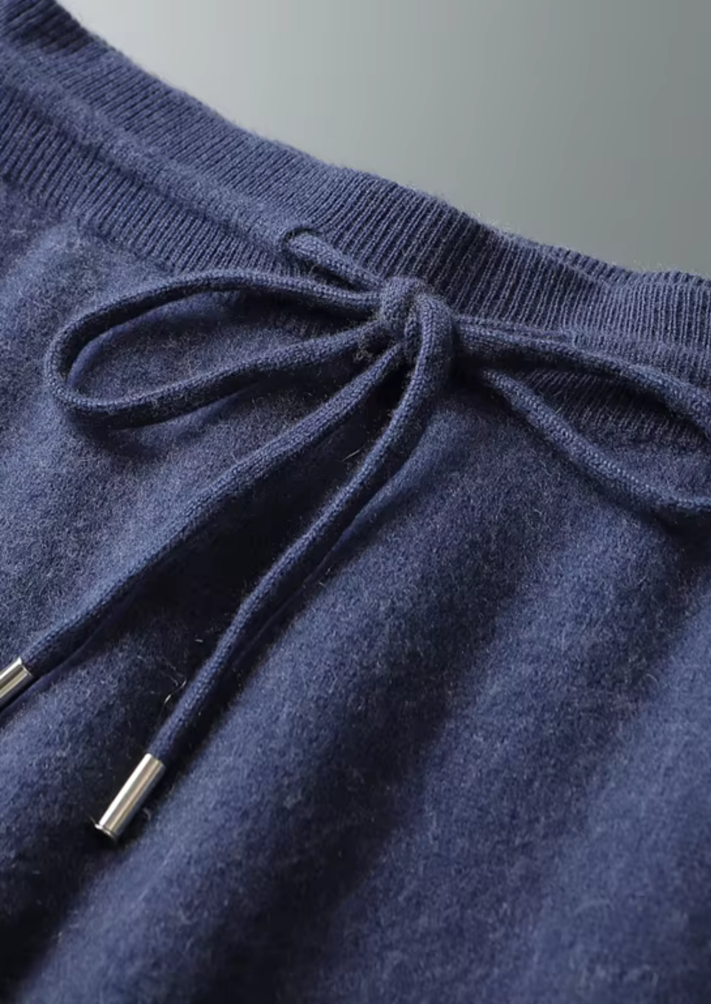 Premium Cashmere Navy Blue Milano Leisure Set | Castielli