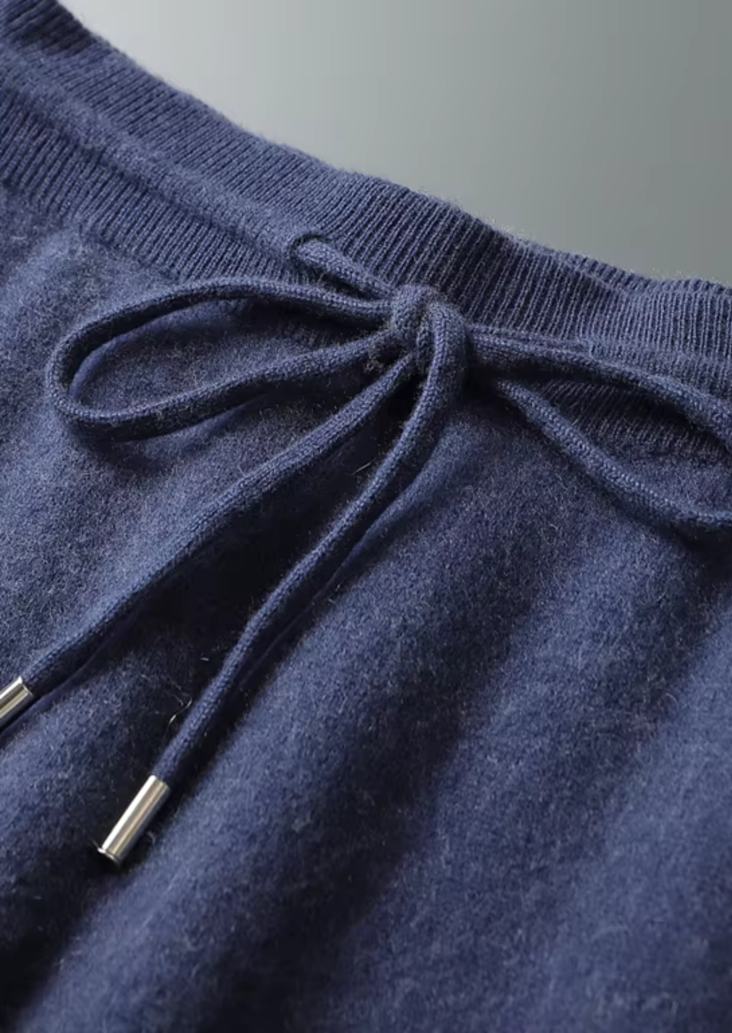 Premium Cashmere Navy Blue Milano Leisure Set | Castielli
