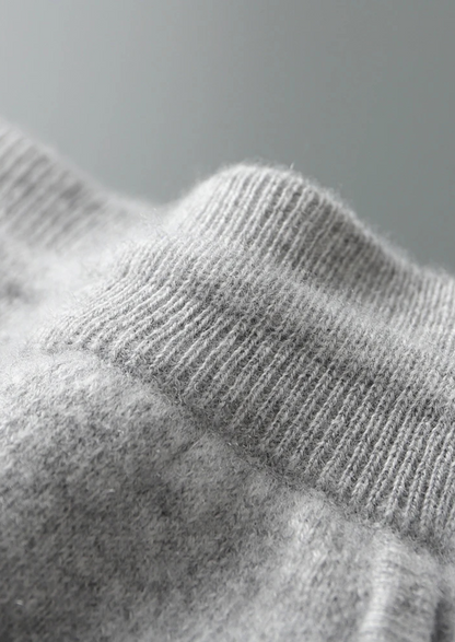 Premium Cashmere Light Gray Alain Leisure Set | Castielli
