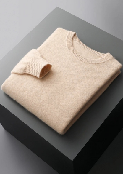 Pure Extra-Fine Merino Wool Classic Crewneck | Castielli