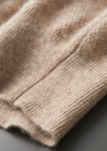 Premium Cashmere Classic Henley Sweater | Castielli