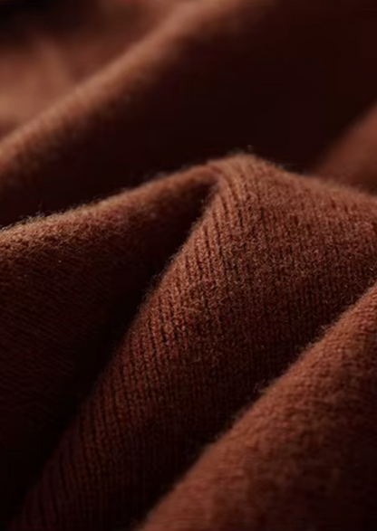 Pure Extra-Fine Merino Wool Ribbed Buttonless Polo | Castielli