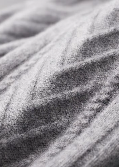 Pure Extra-Fine Merino Wool Patterned Zip Cardigan | Castielli