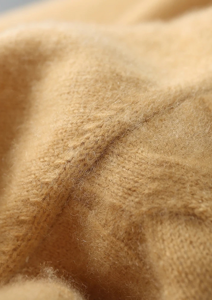 Premium Cashmere Cable Crewneck | Castielli