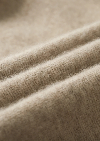 Premium Cashmere Zip Polo Cardigan | Castielli