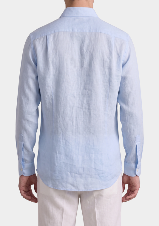 Amalfi Coastal Shirt - Light Blue | Castielli