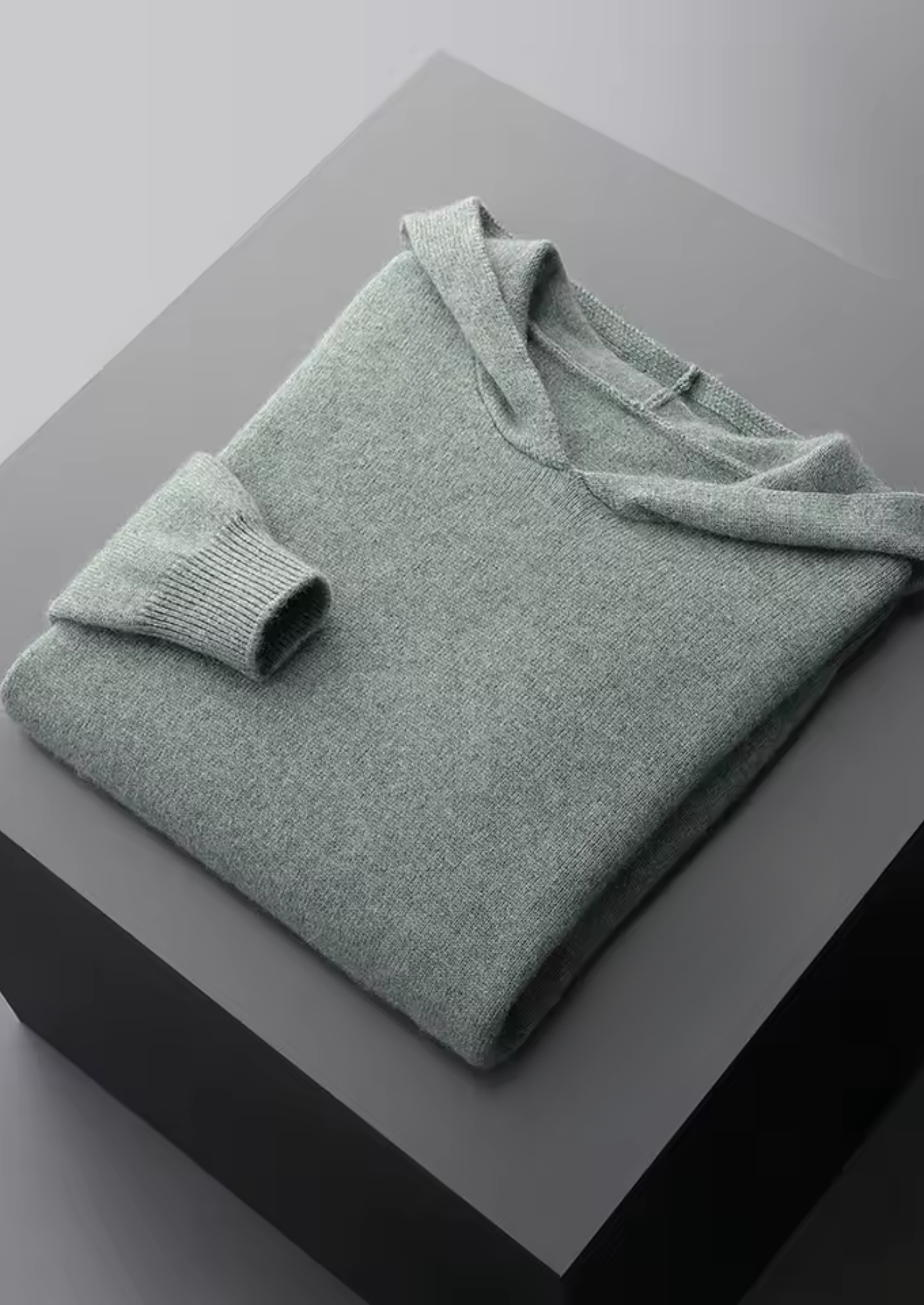 Premium Cashmere Essential Hoodie | Castielli