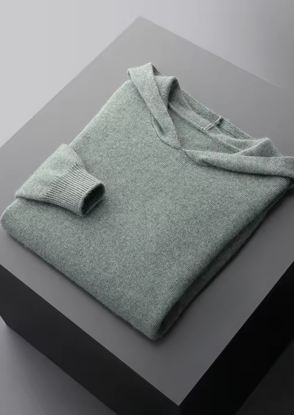 Premium Cashmere Essential Hoodie | Castielli