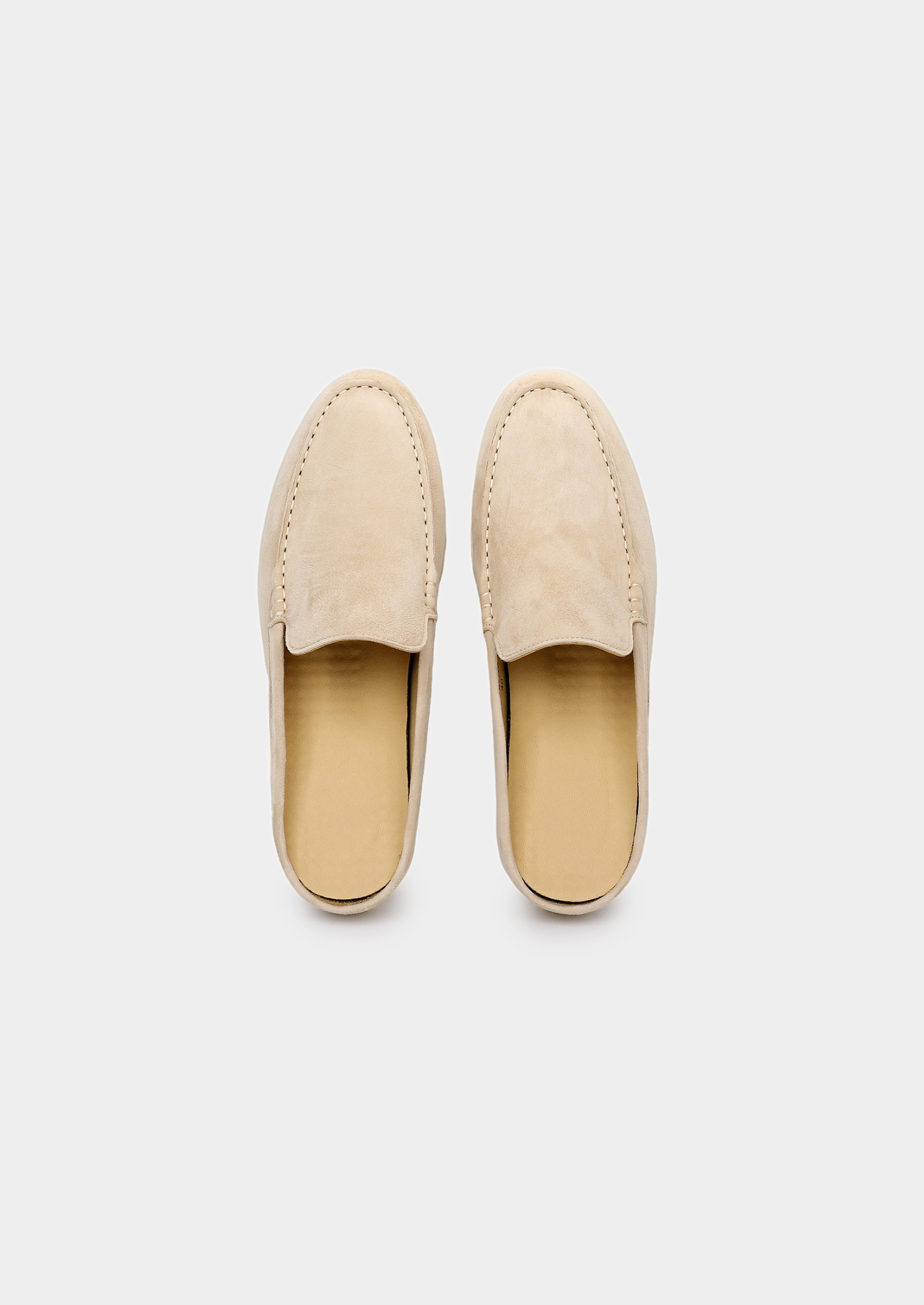 Ivory Marina Suede Slipper | Castielli
