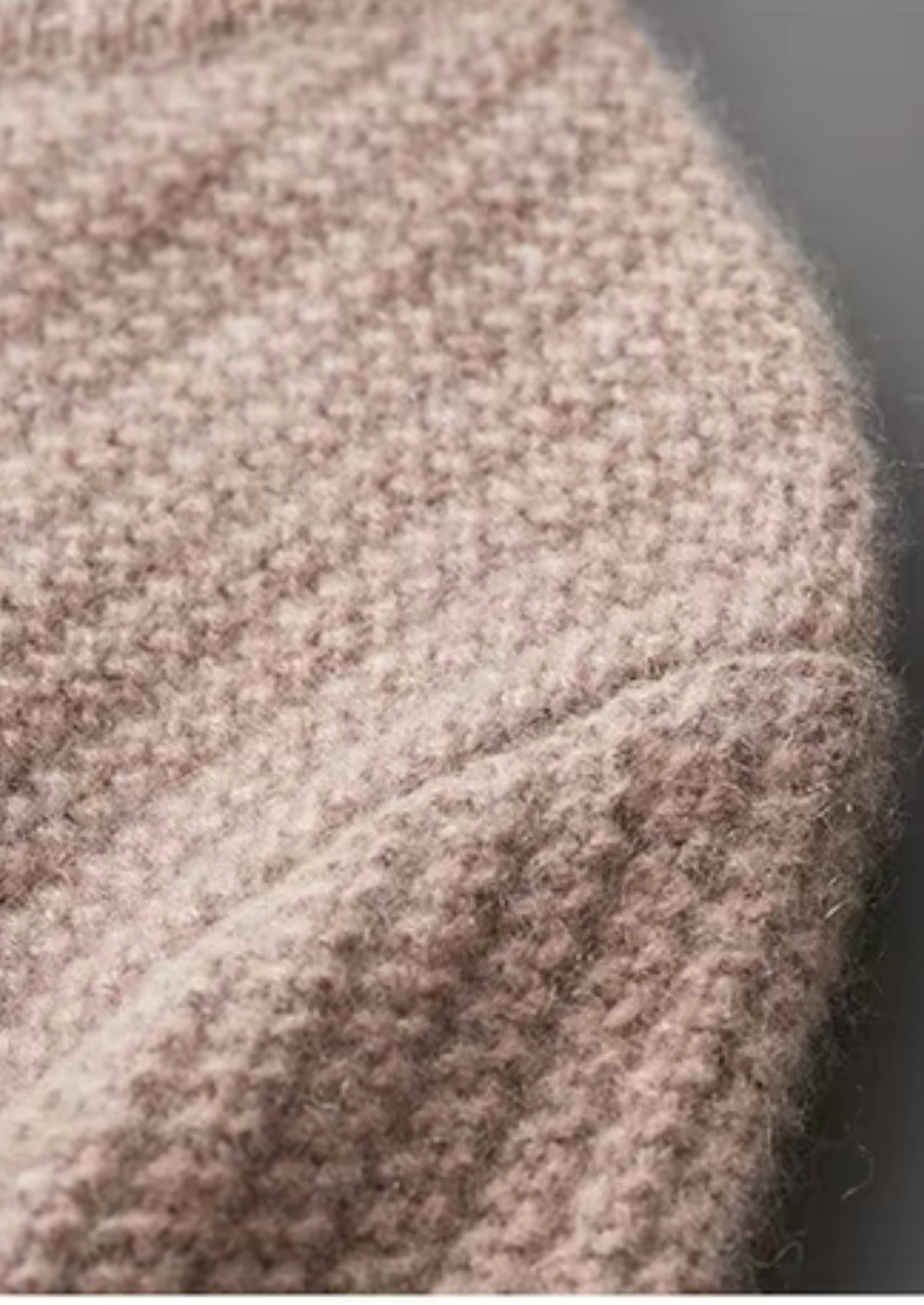 Pure Cashmere Beige Heavyweight Crewneck | Castielli