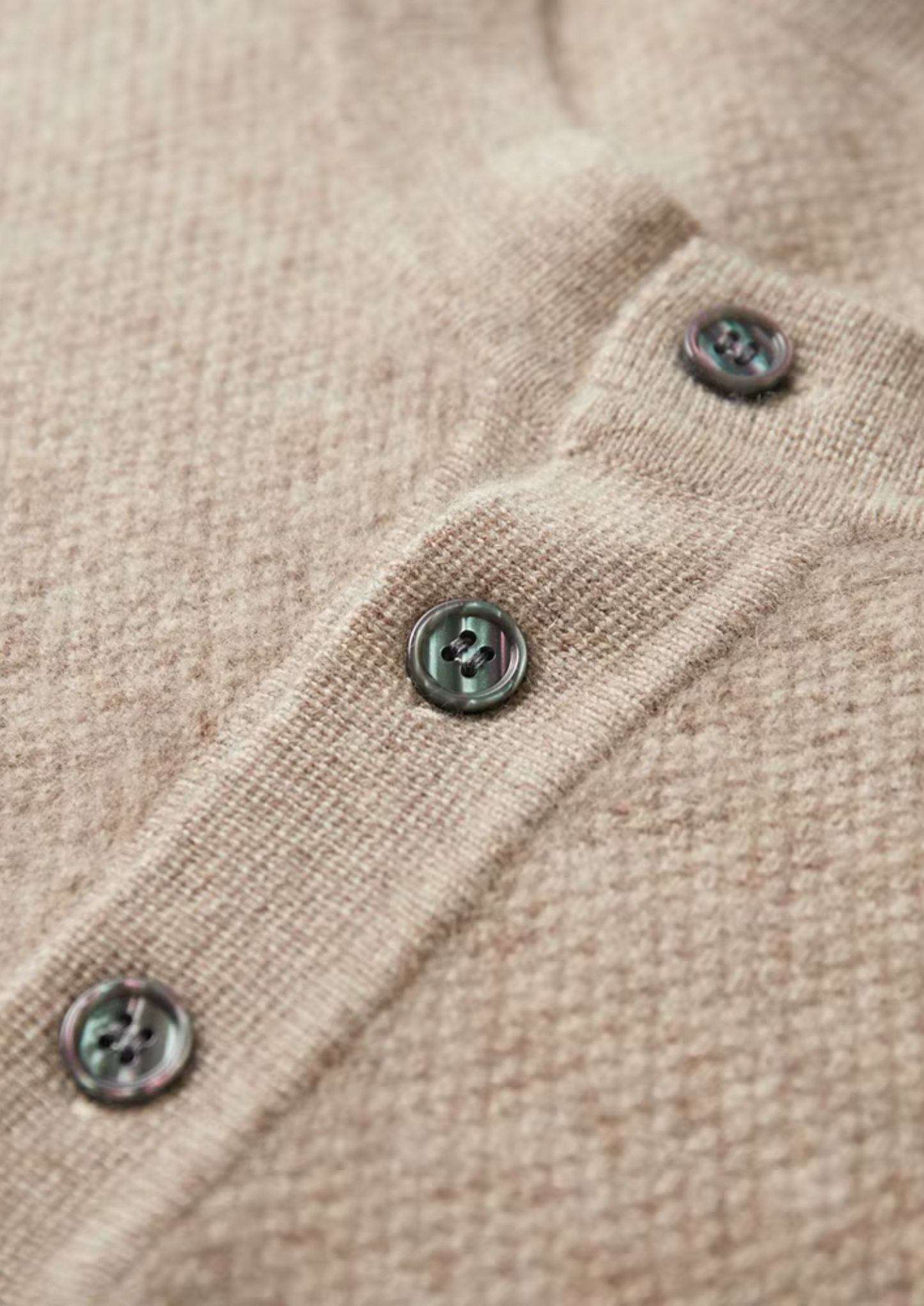 Premium Cashmere Classic Henley Sweater | Castielli