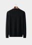 Pure Cashmere Black Mockneck Sweater