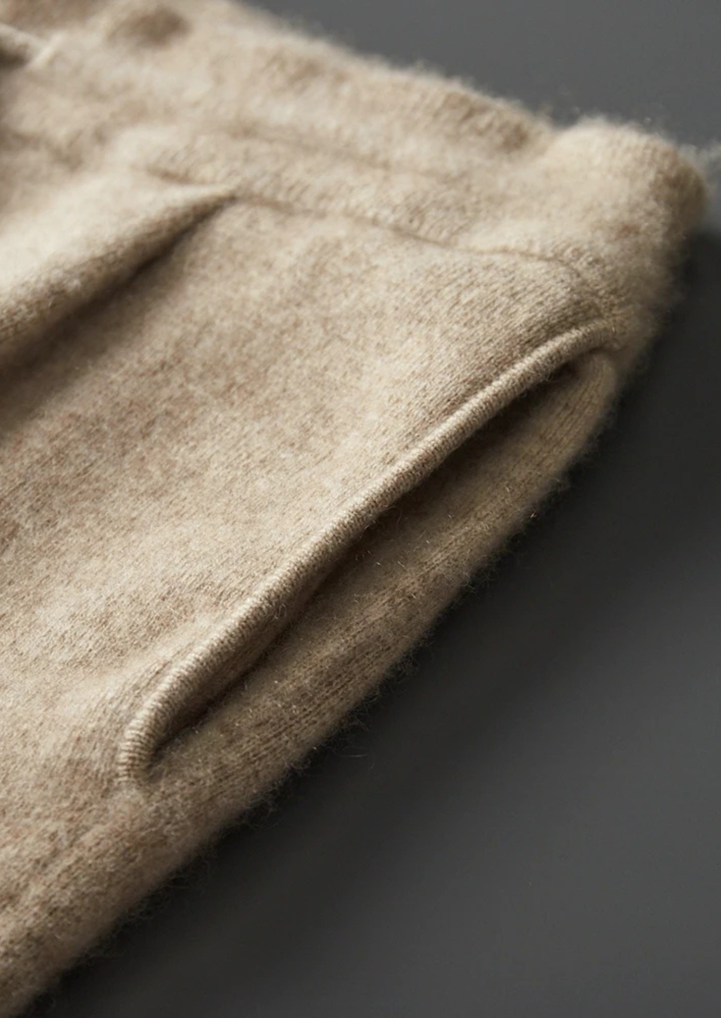 Premium Cashmere Sand Denis Leisure Set | Castielli