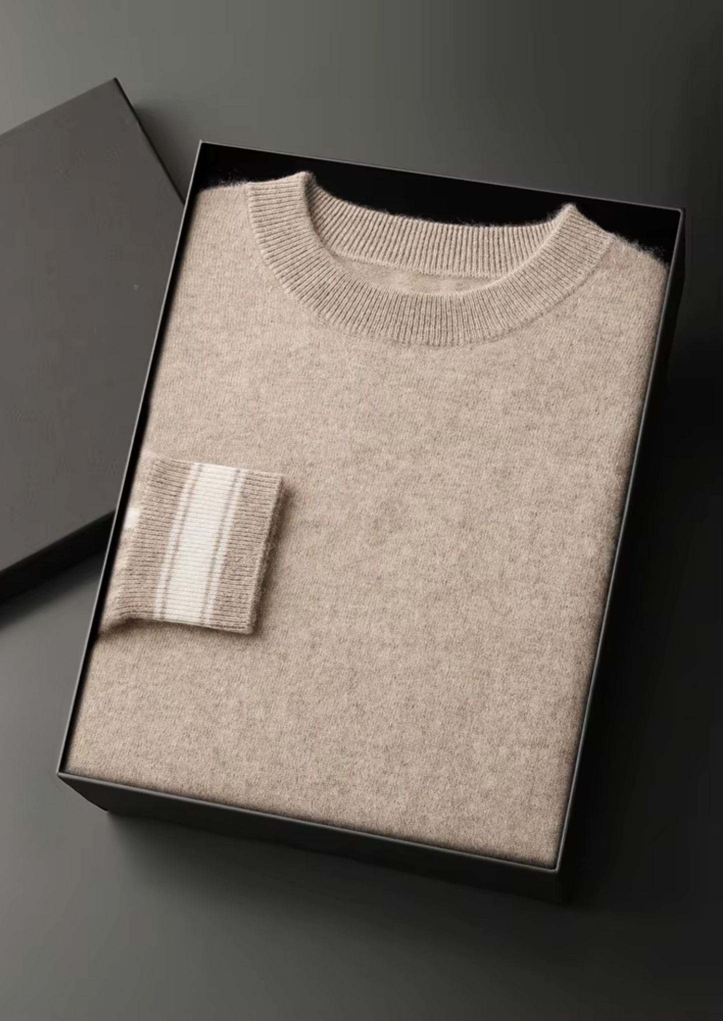 Premium Cashmere Sand Vienna Leisure Set | Castielli