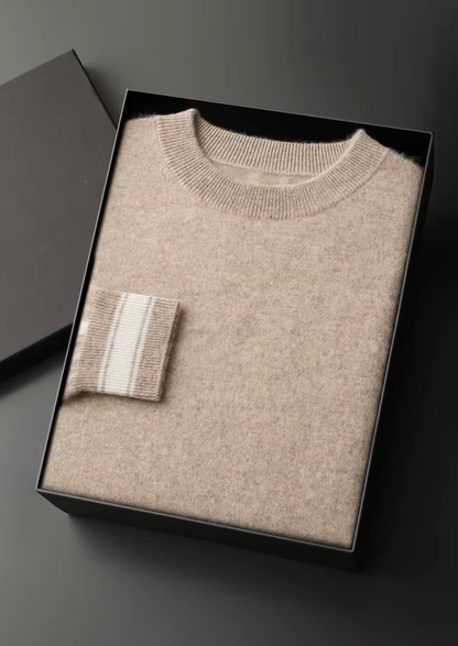 Premium Cashmere Sand Vienna Leisure Set | Castielli