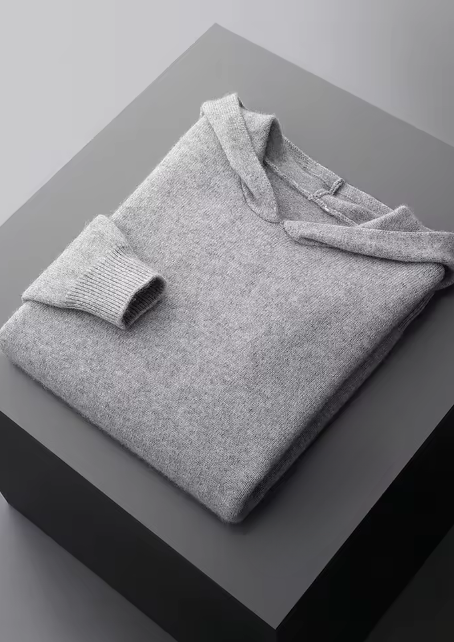 Premium Cashmere Essential Hoodie | Castielli