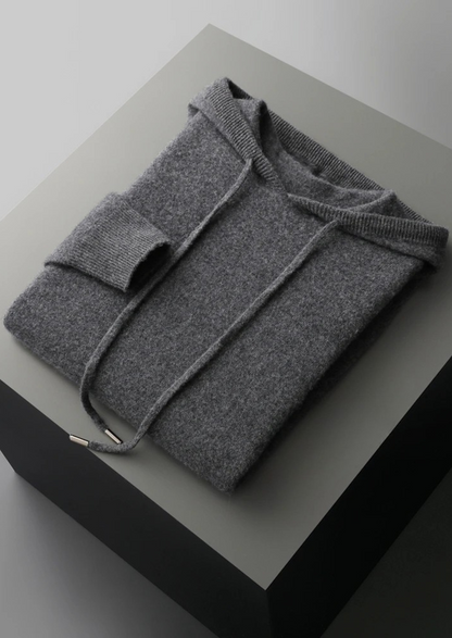 Premium Cashmere Dark Gray Alain Leisure Set | Castielli