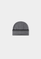 Dark Gray Merino Wool Wintertime Beanie