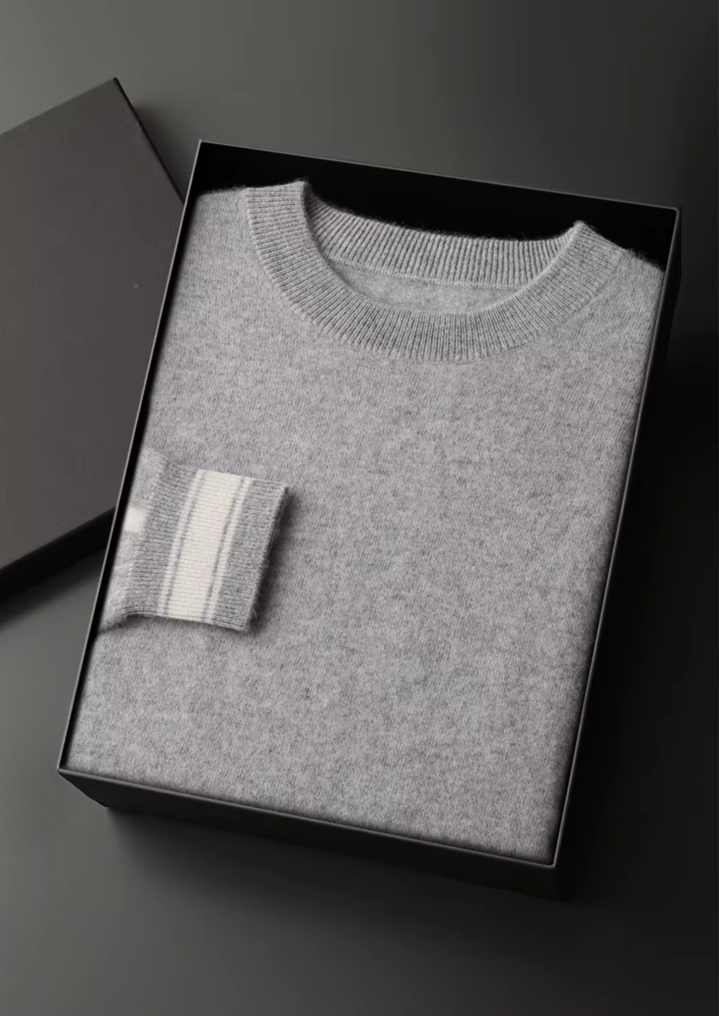 Premium Cashmere Light Gray Vienna Leisure Set | Castielli
