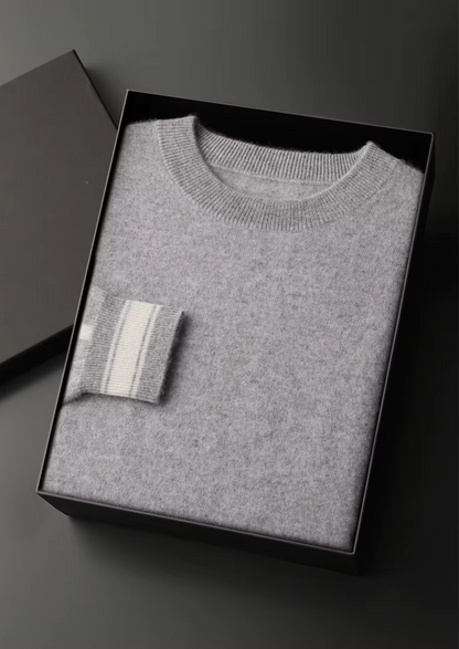 Premium Cashmere Light Gray Vienna Leisure Set | Castielli