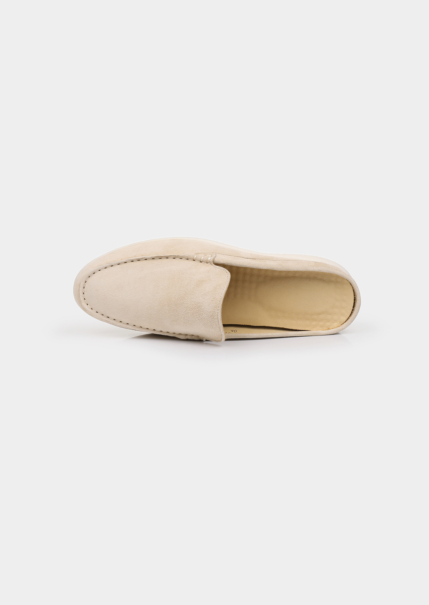 Ivory Marina Suede Slipper | Castielli