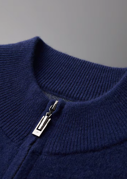 Premium Cashmere Navy Blue Torino Leisure Set | Castielli