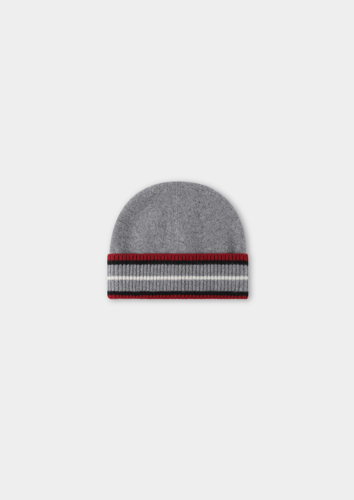 Light Gray Merino Wool Wintertime Beanie | Castielli