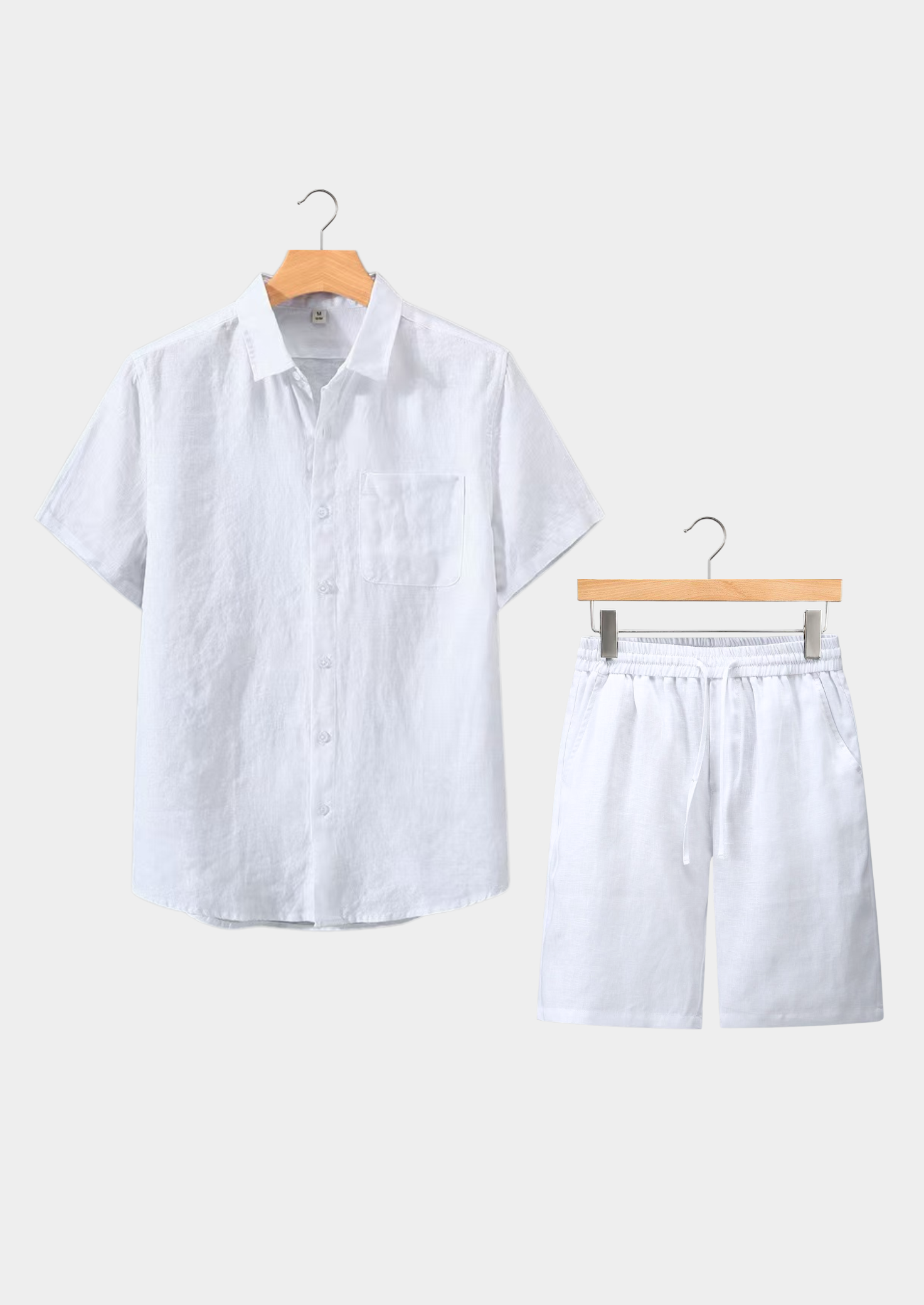 Dolcevita Shortsleeve Summer Set - White | Castielli