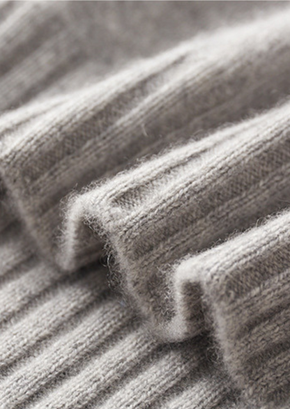Pure Cashmere Mockneck Sweater | Castielli