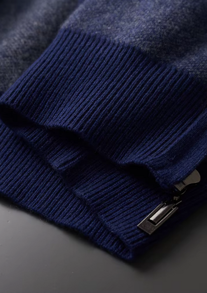 Premium Cashmere Navy Blue Torino Leisure Set | Castielli