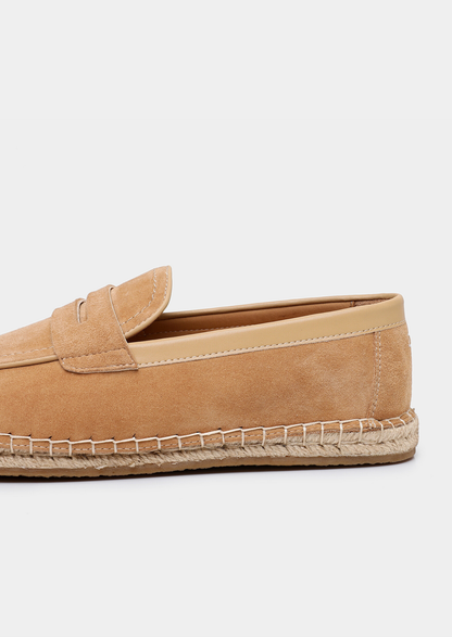 Penny Seaside Espadrilles - Beige | Castielli