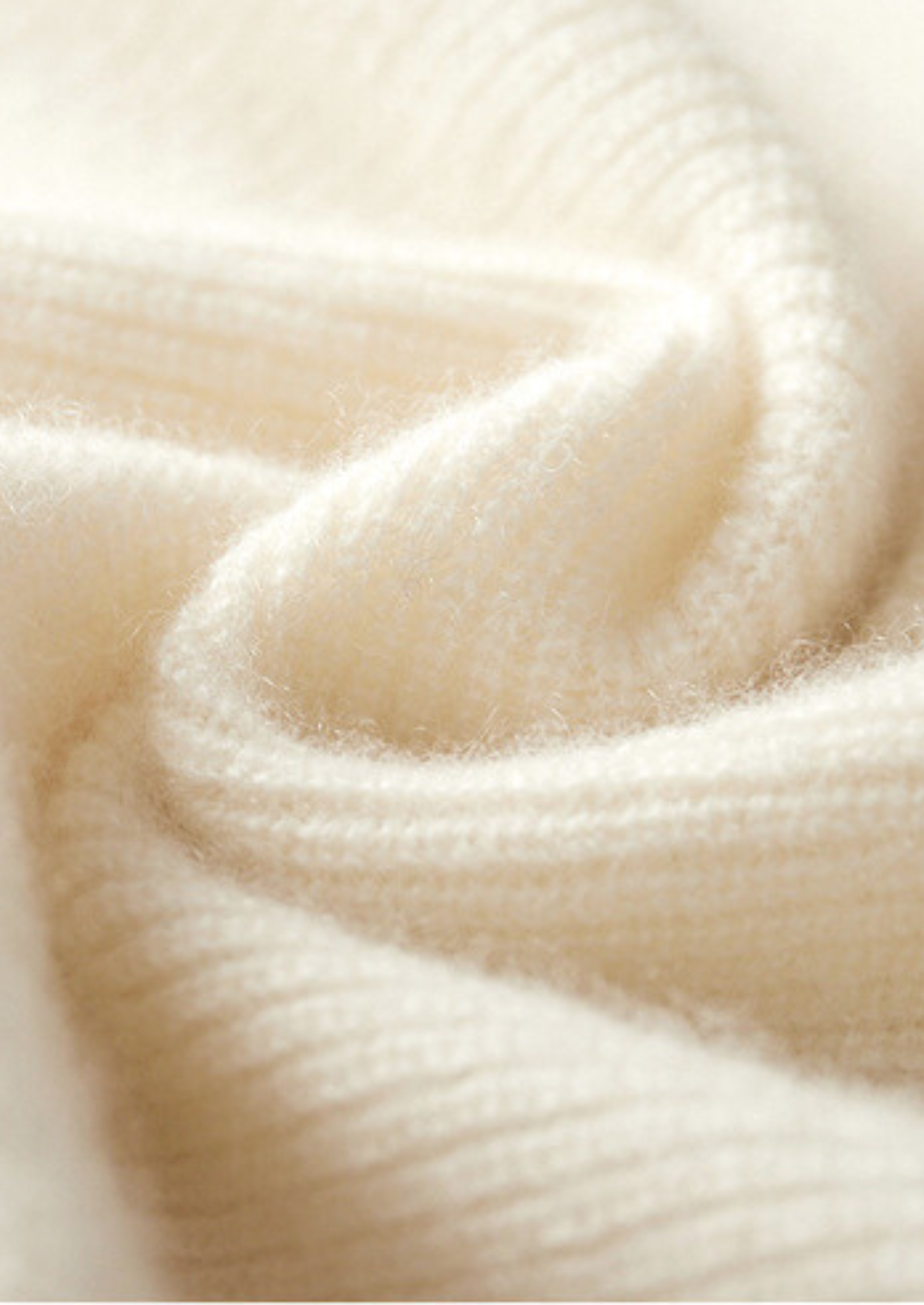 Pure Cashmere Ivory Body Warmer Vest | Castielli