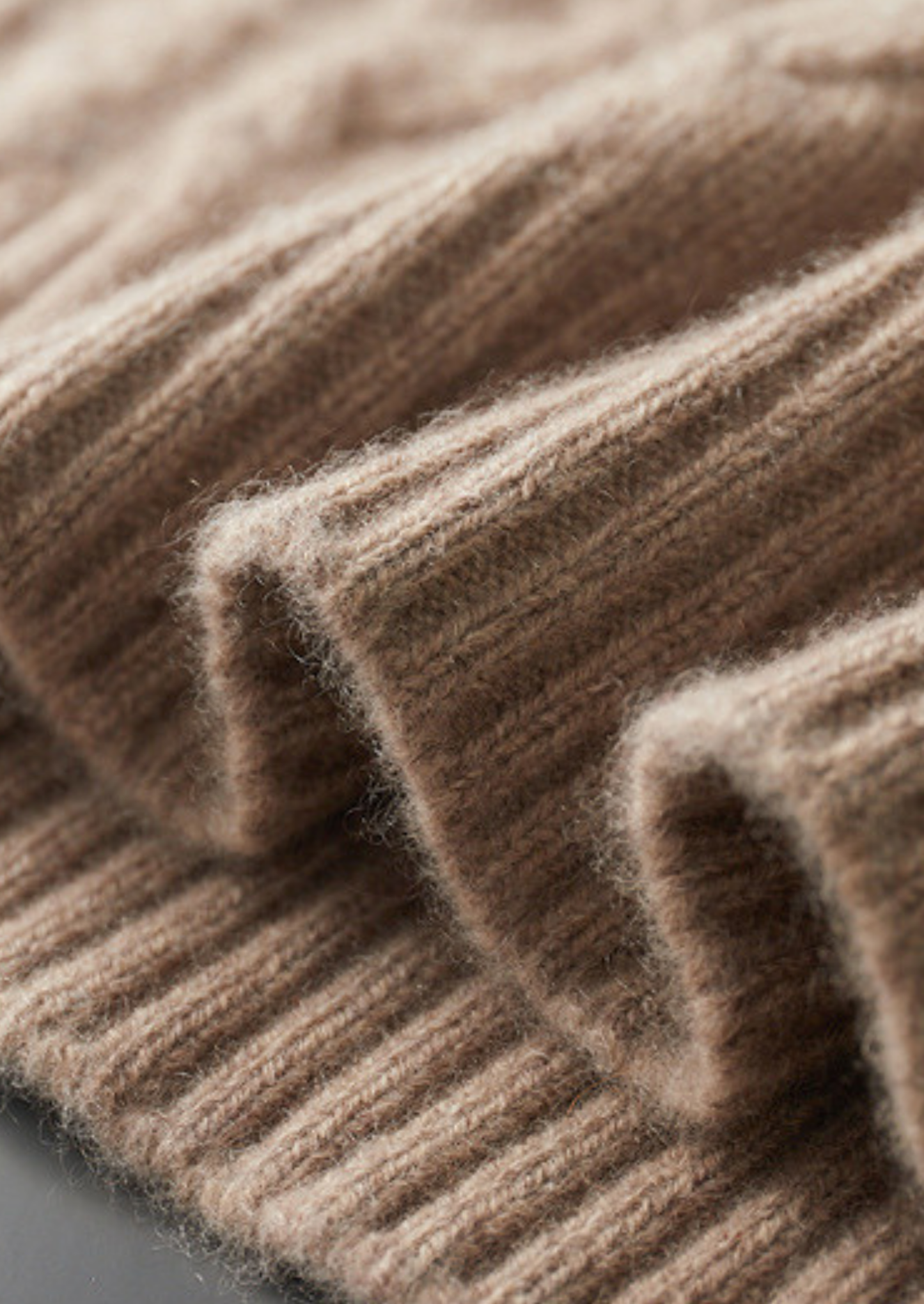Pure Cashmere Beige Cable Half Zip Sweater | Castielli