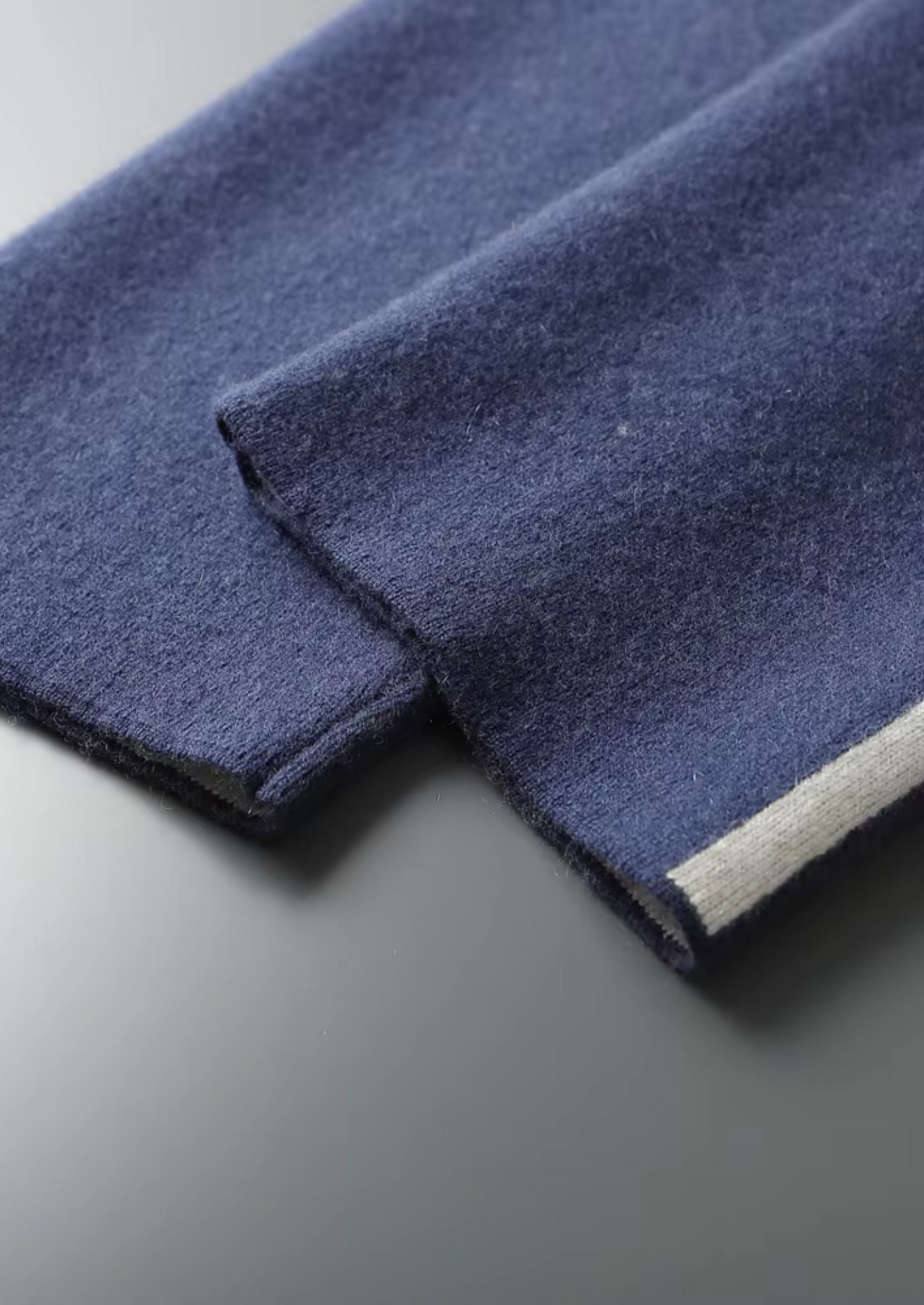 Premium Cashmere Navy Blue Milano Leisure Set | Castielli