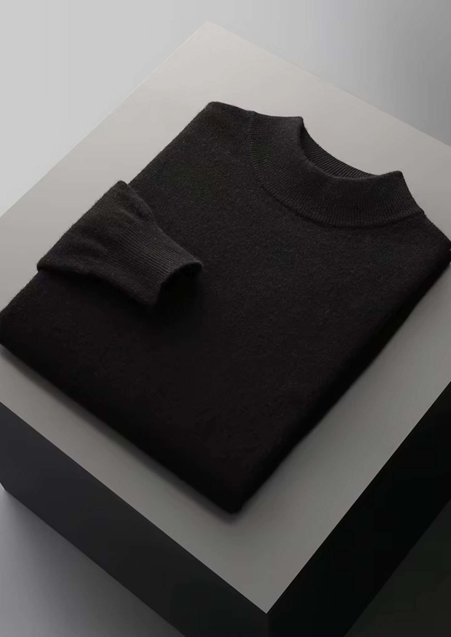 Pure Extra-Fine Merino Wool Classic Mockneck | Castielli