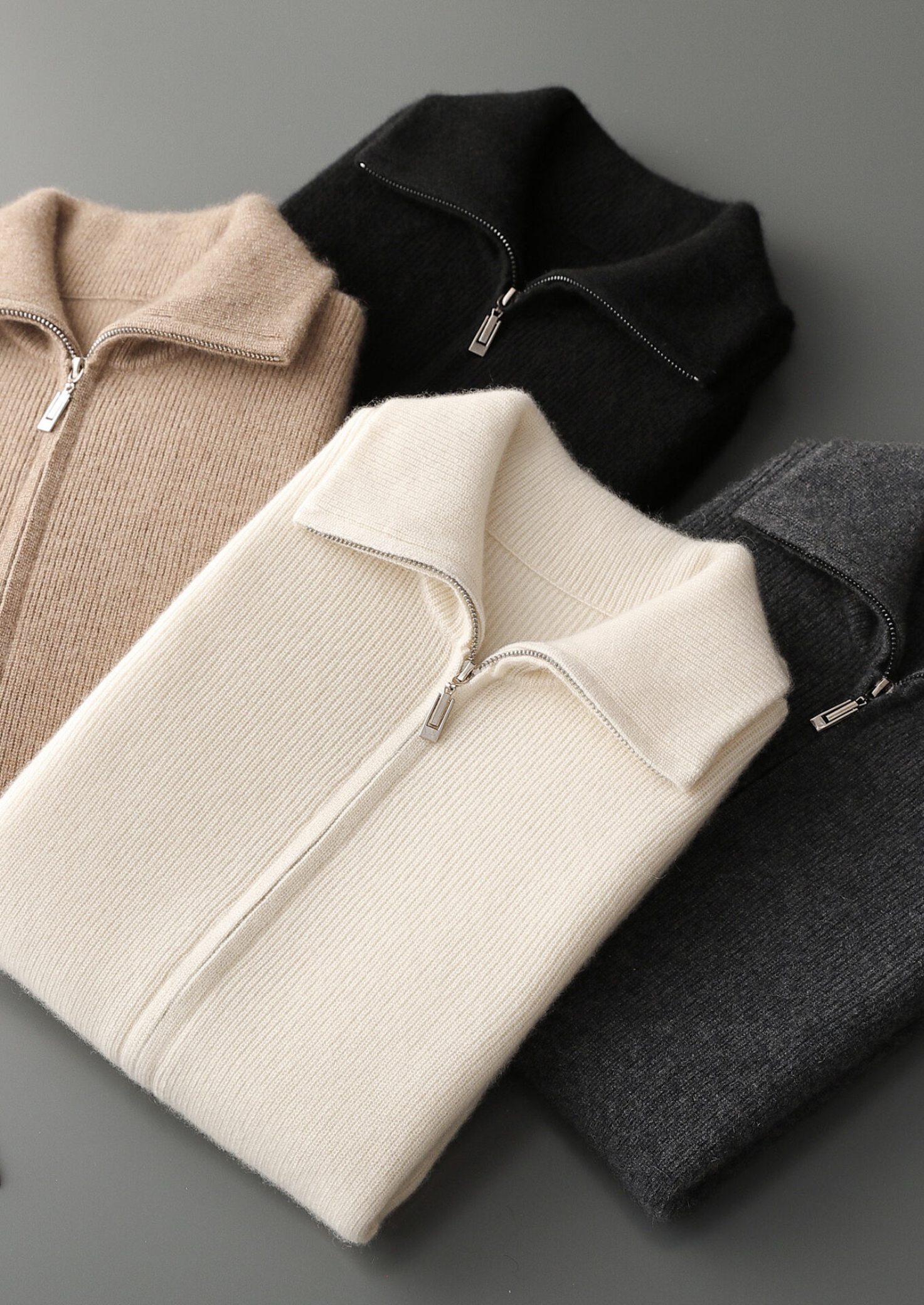 Pure Cashmere Dark Gray Body Warmer Vest | Castielli